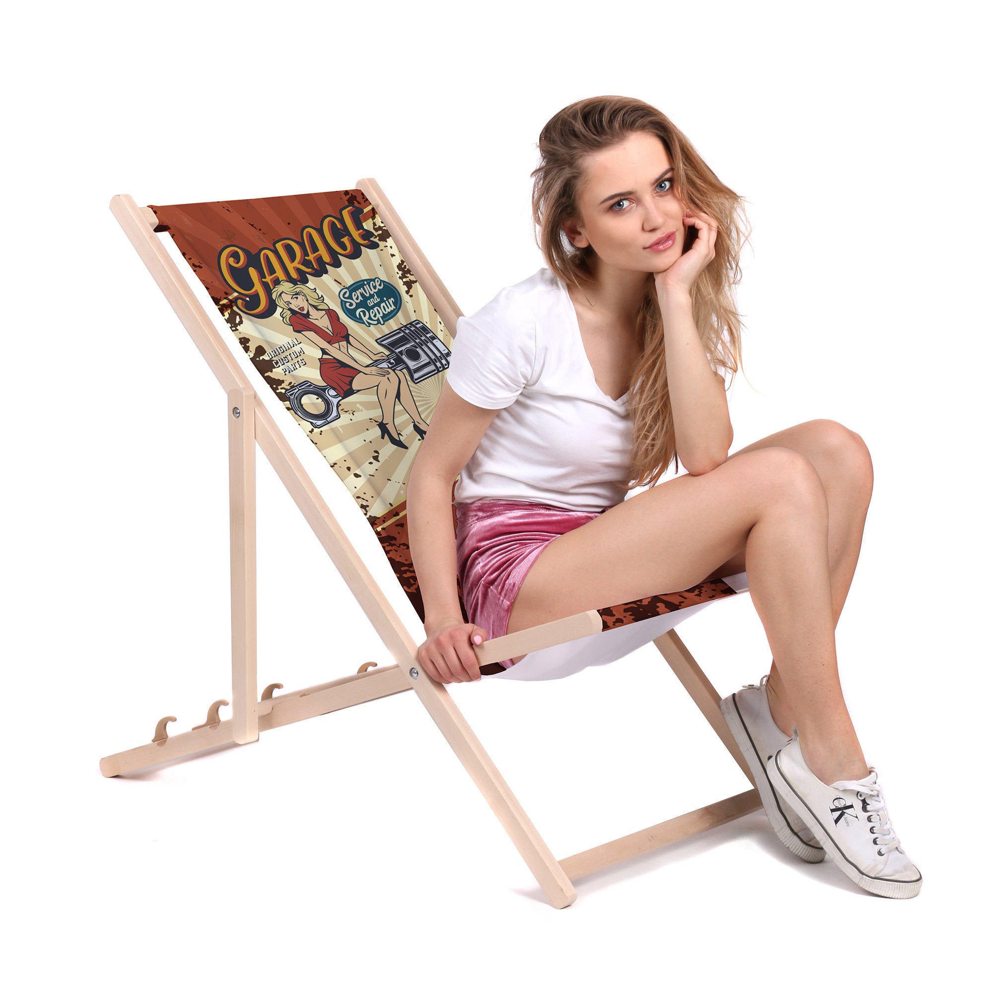 Wooden Deck Chair Garage Service and Repair