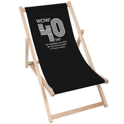 Wooden Deck Chair 40 Years So Old