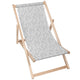 Wooden Deck Chair Botanical Doodles-M