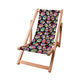 Leżak drewniany Colourful  Skull-S