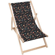 Wooden Deck Chair Dark Terrazzo-M