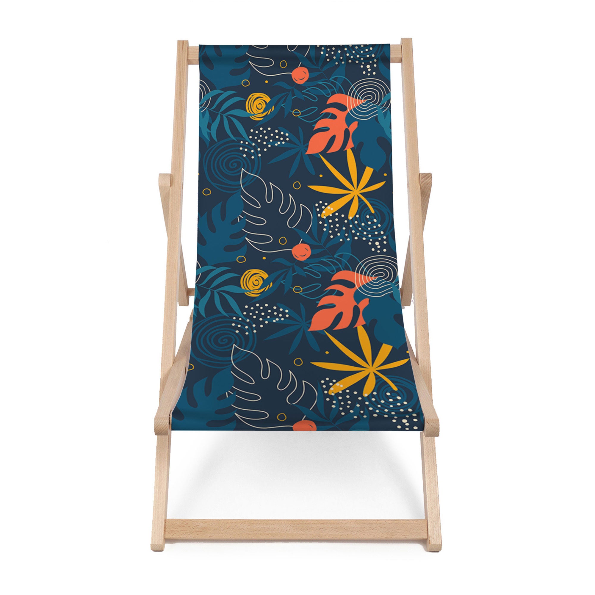 Wooden Deck Chair Doodle Exotic-M