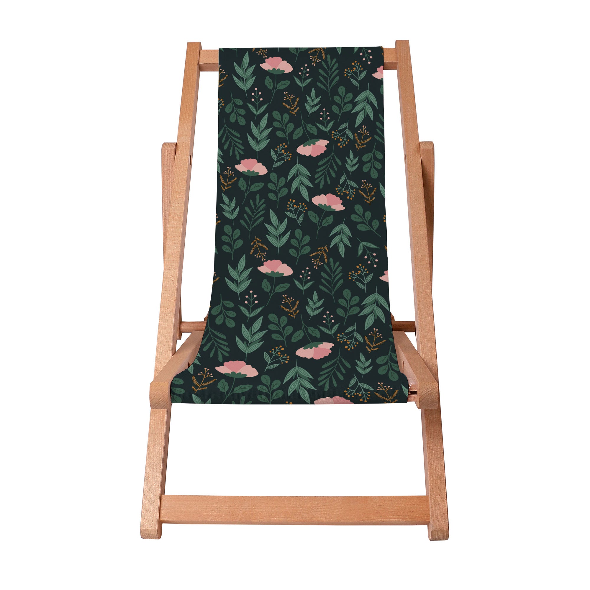 Leżak drewniany Garden Leaves-S