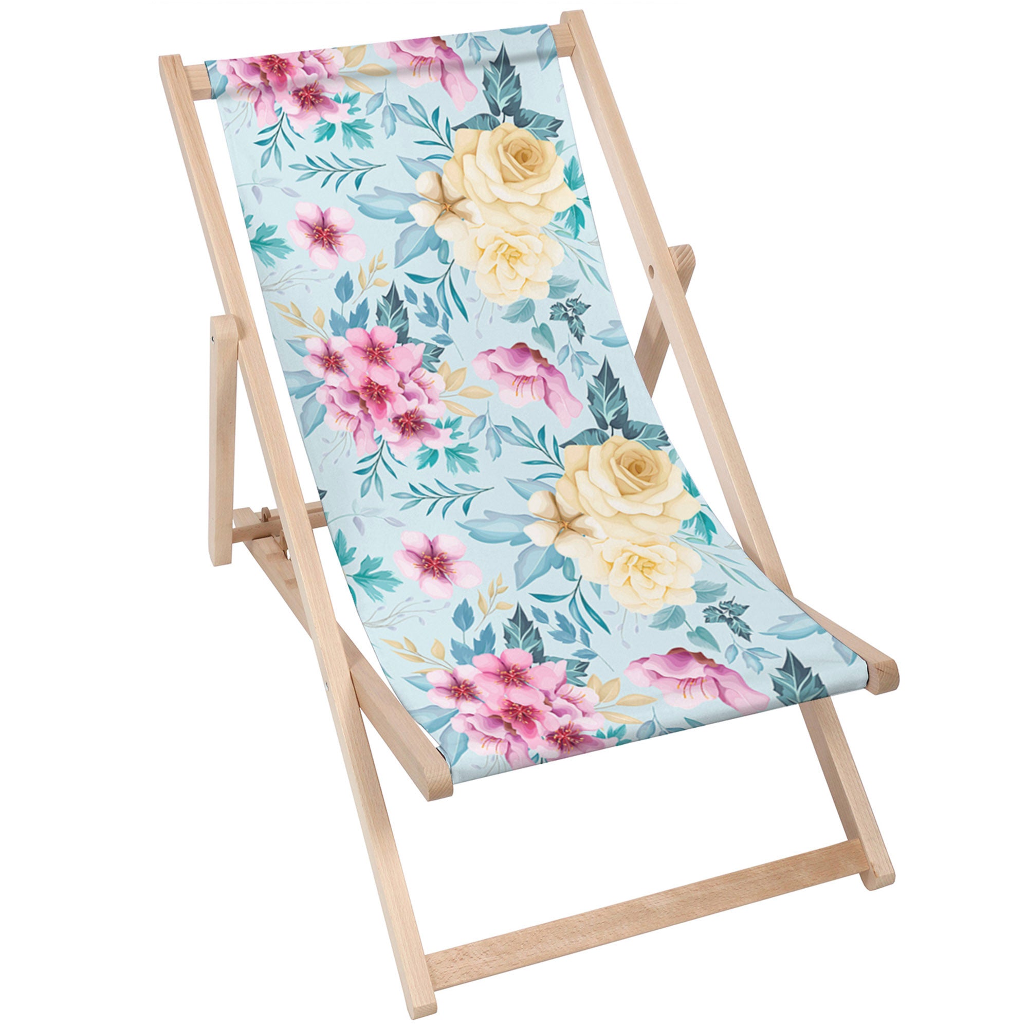 Wooden Deck Chair Smell of the Rose-M