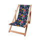 Wooden Deck Chair Spring Flowers-S