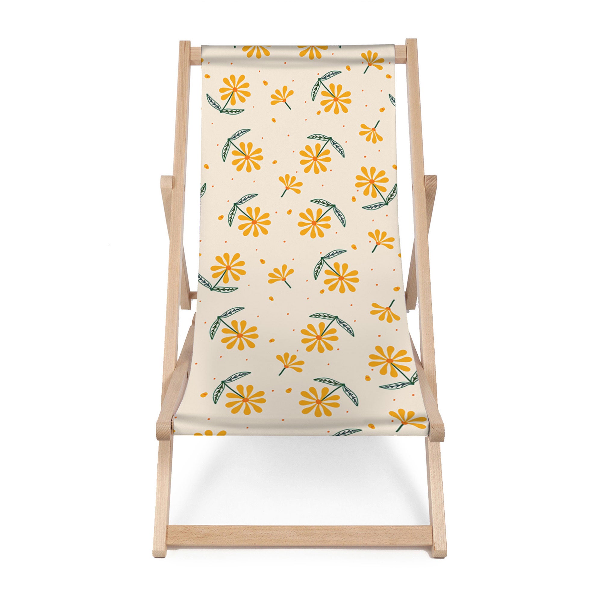 Wooden Deck Chair Sweet Summer Morning-M