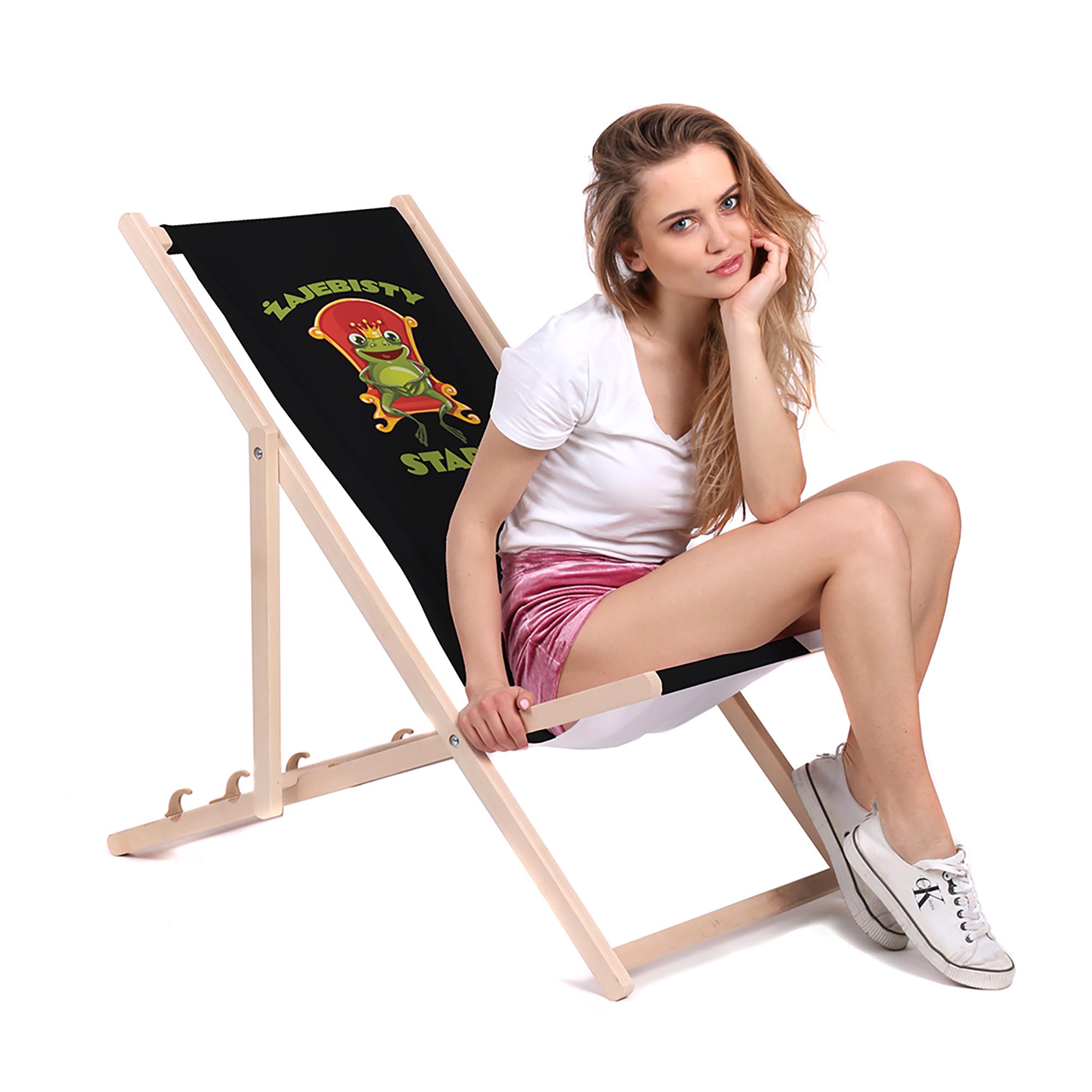 Dřevěné lehátko Žajebisty Stary