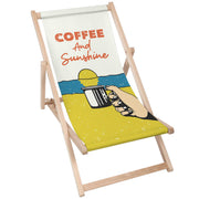 Dřevěné lehátko Coffee and Sunshine