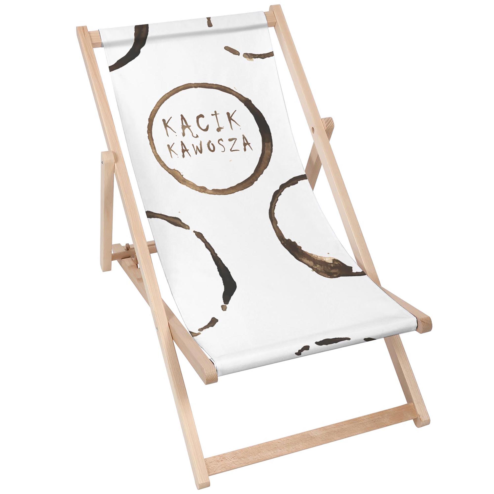 Wooden Deck Chair Coffee Lover’s Corner