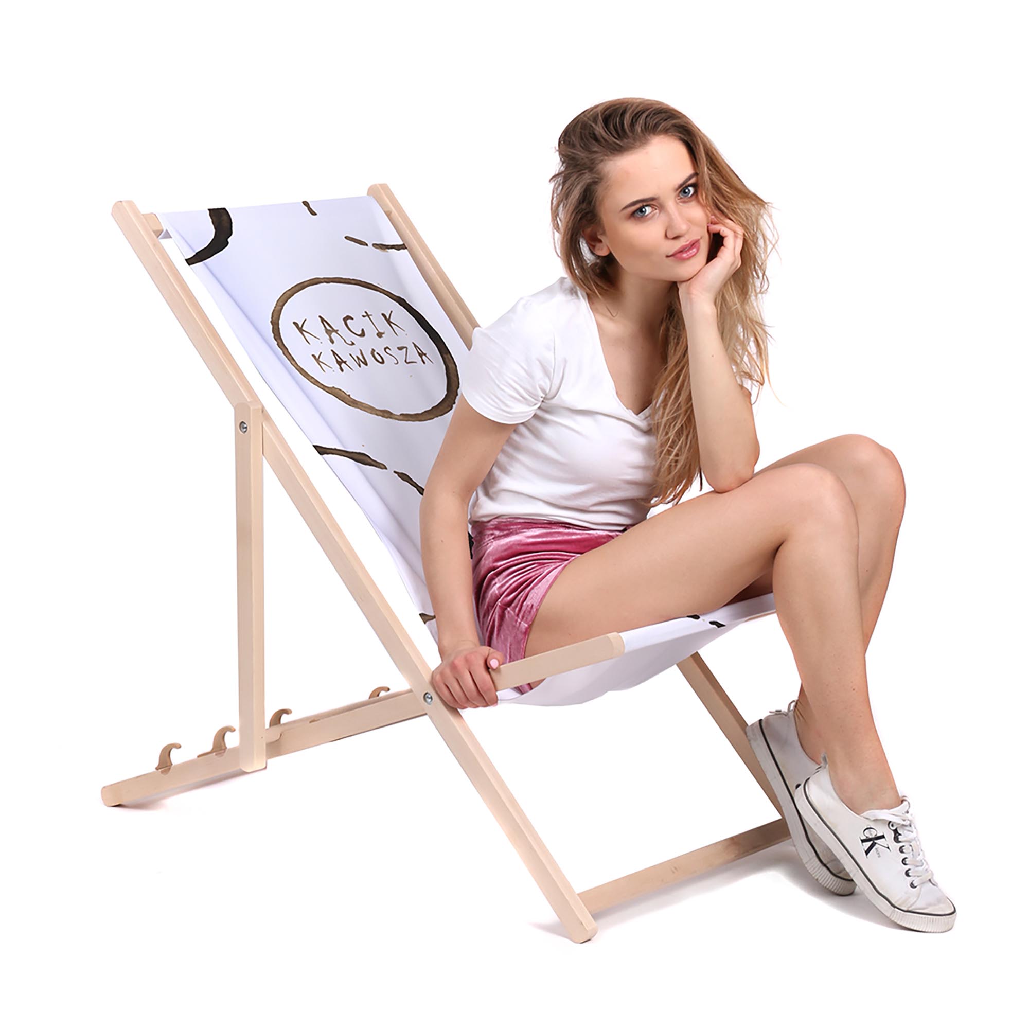 Wooden Deck Chair Coffee Lover’s Corner
