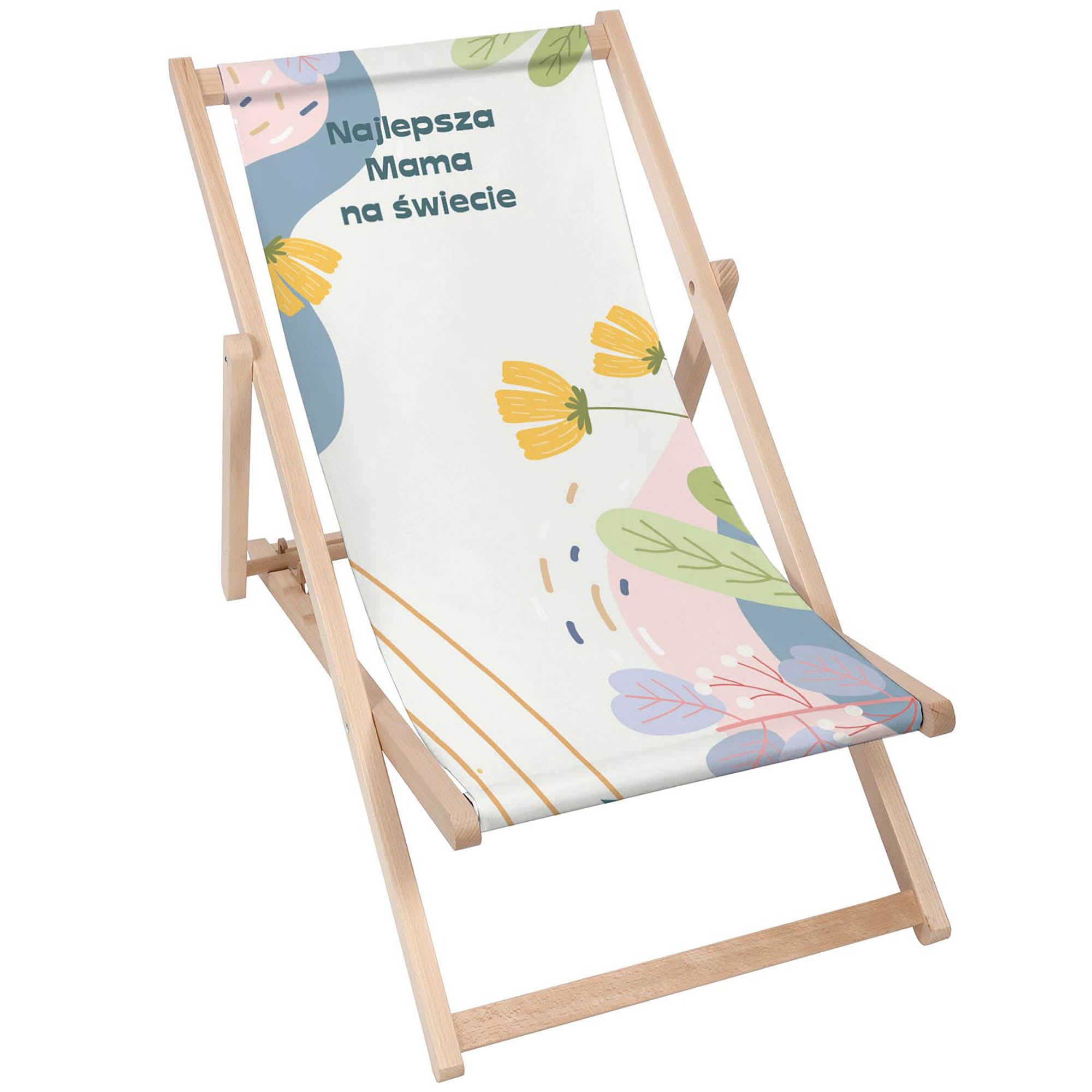 Wooden Deck Chair Best Mom in the World