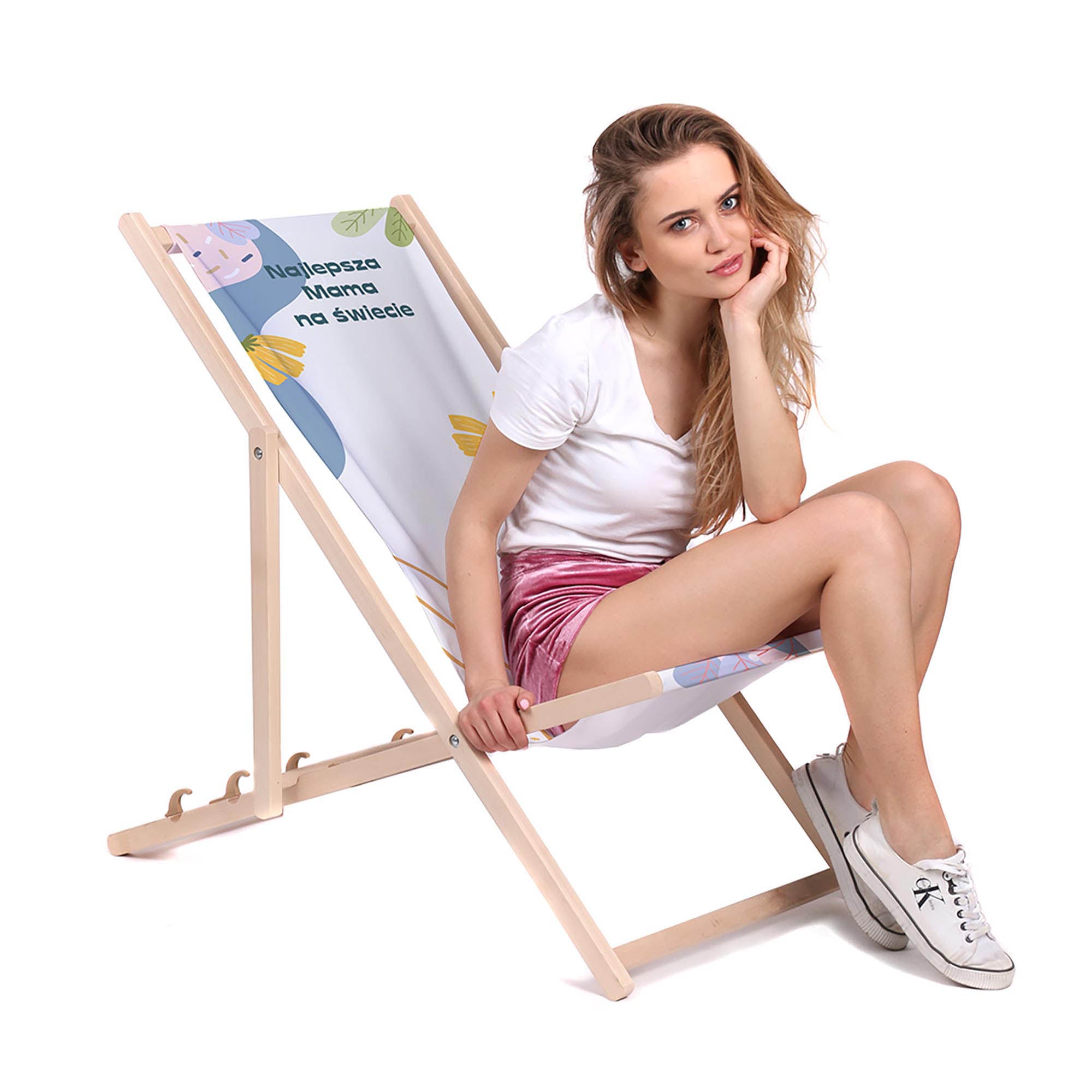 Wooden Deck Chair Best Mom in the World