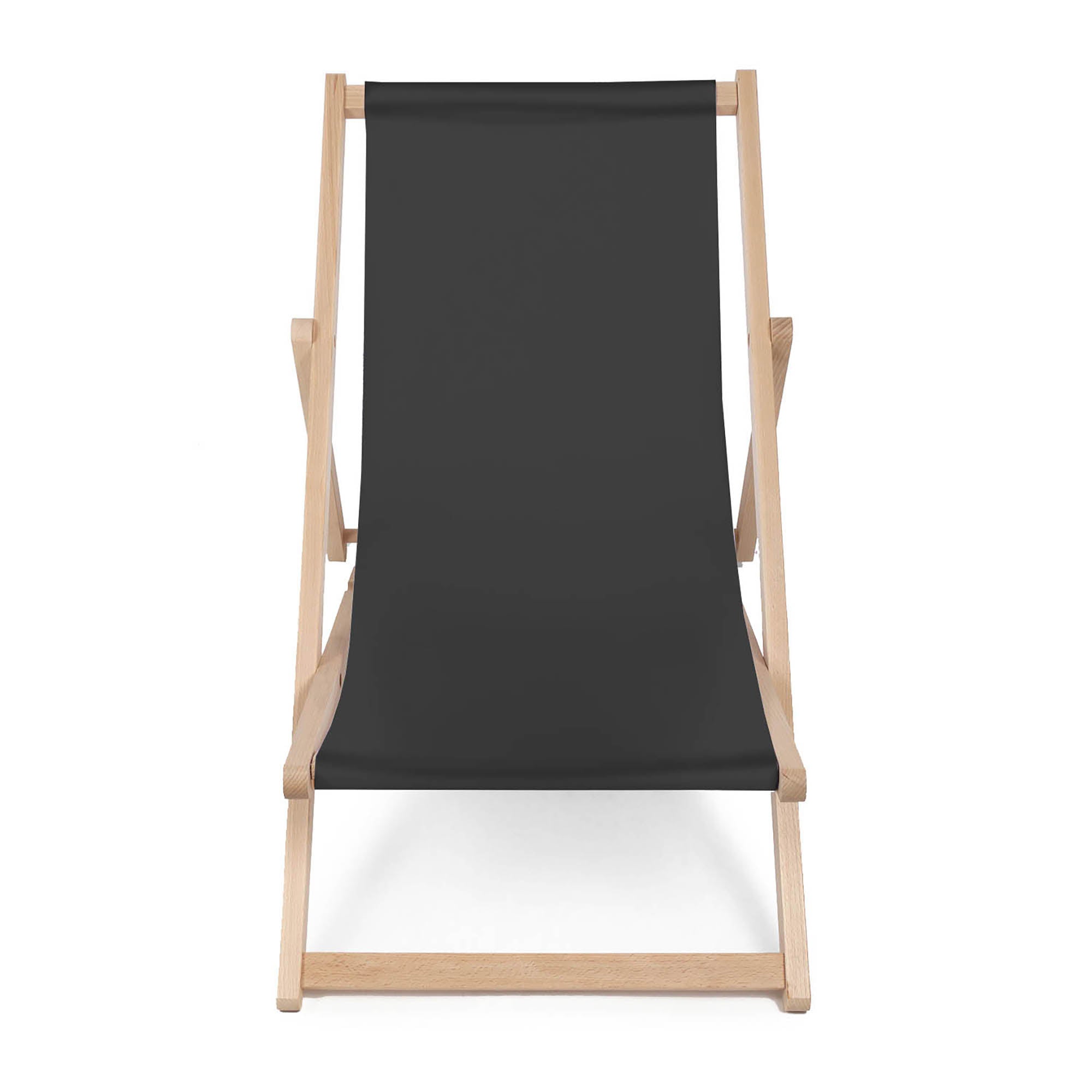 Drevené ležadlo Basic-M-BLACK