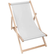Dřevěné lehátko Basic-M-PALE GREY