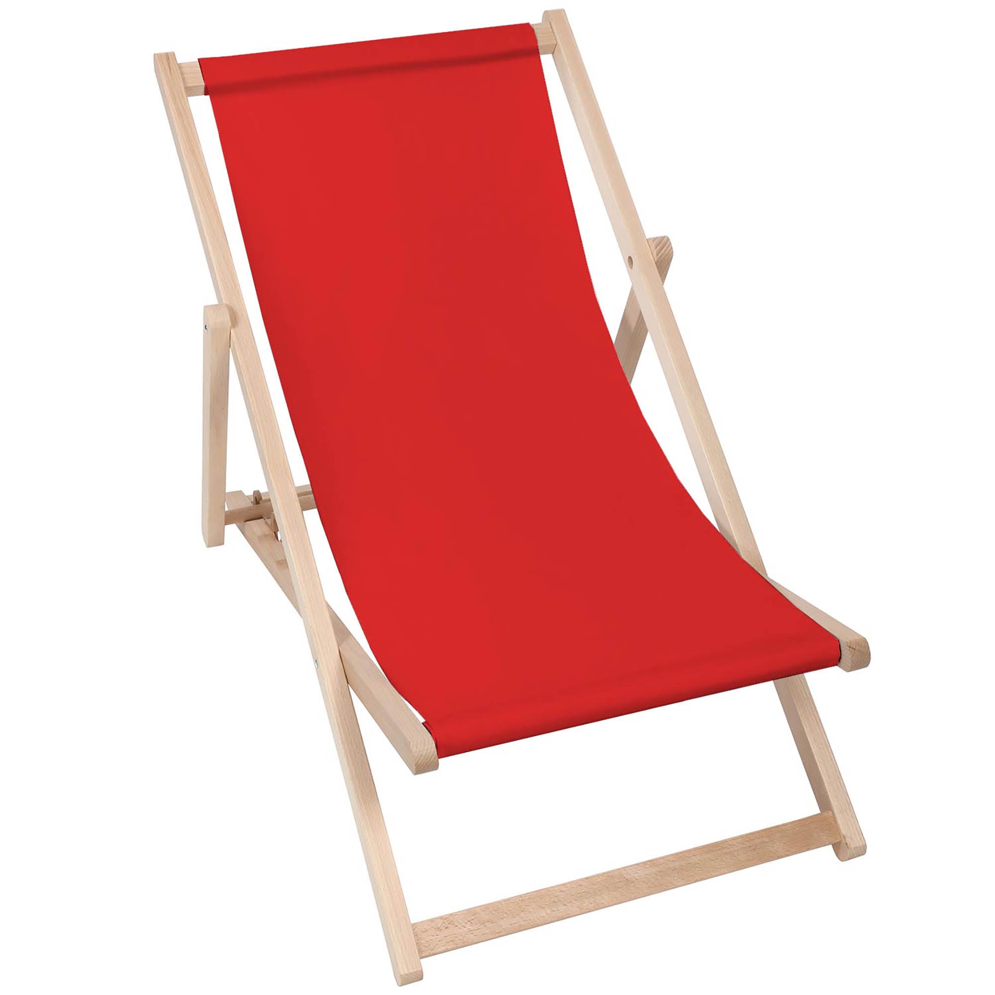 Dřevěné lehátko Basic-M-RED