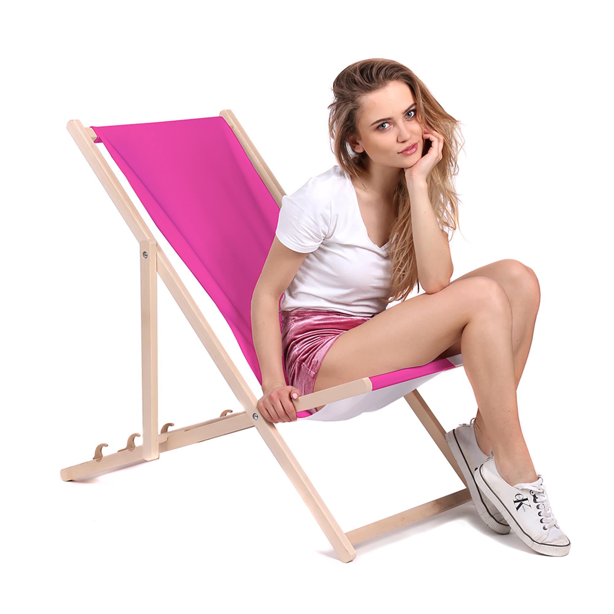 Dřevěné lehátko Basic-M-ROSE