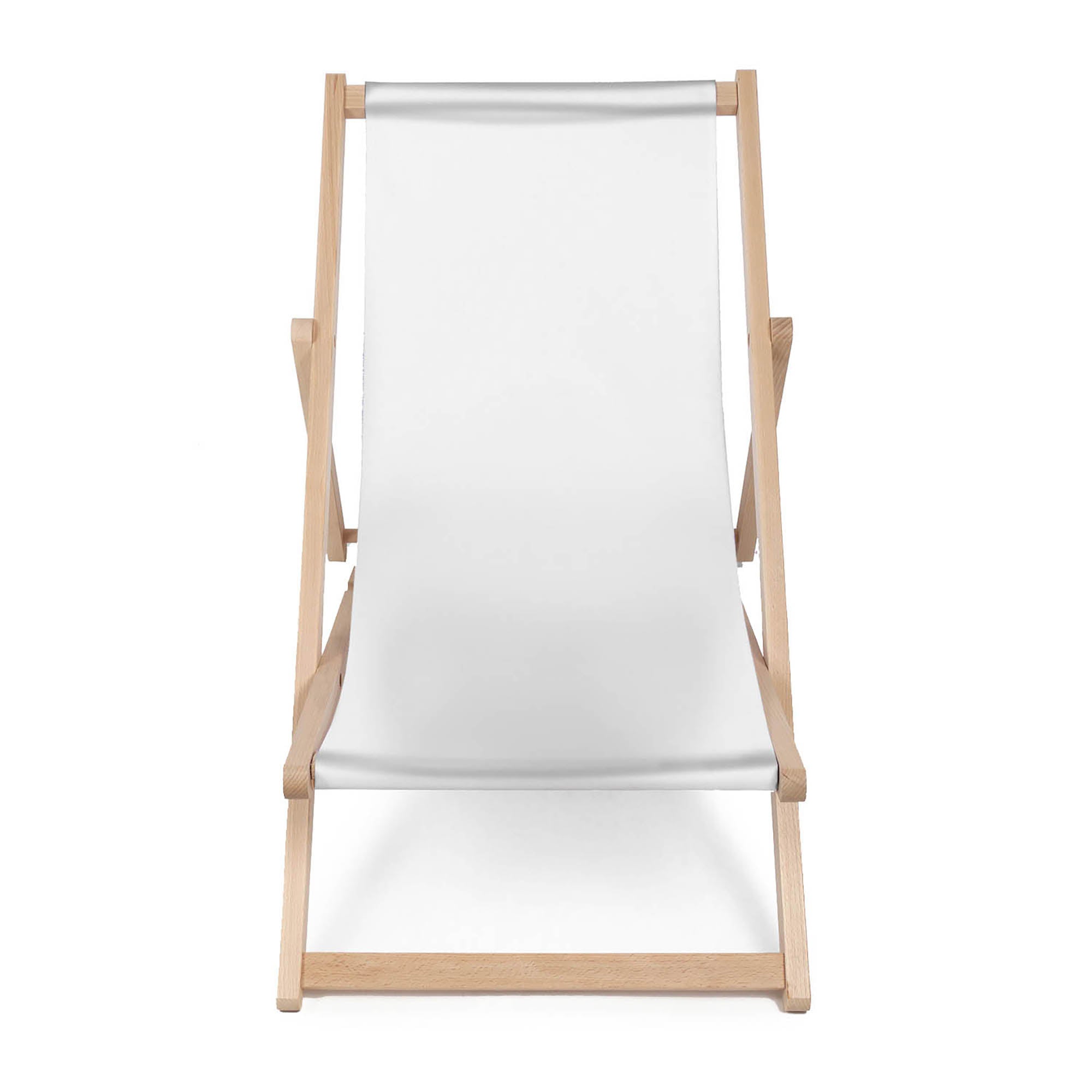 Leżak drewniany Basic-M-WHITE