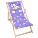 Wooden deck chair Cat Unicorn-M
