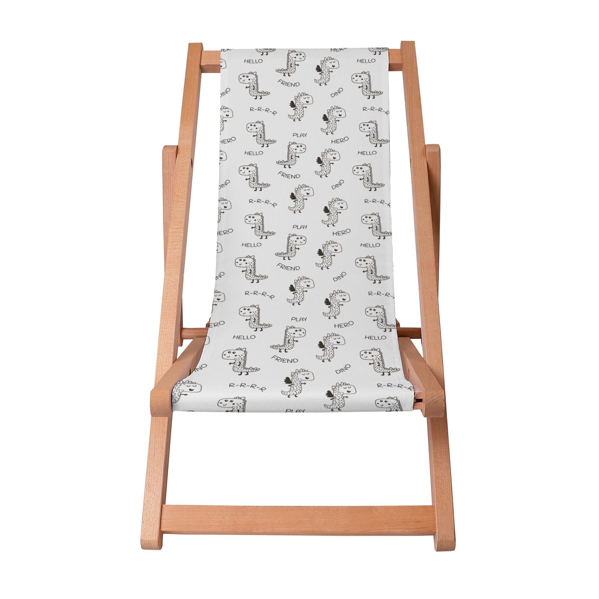 Holzliegestuhl Dinosaur Hero-S