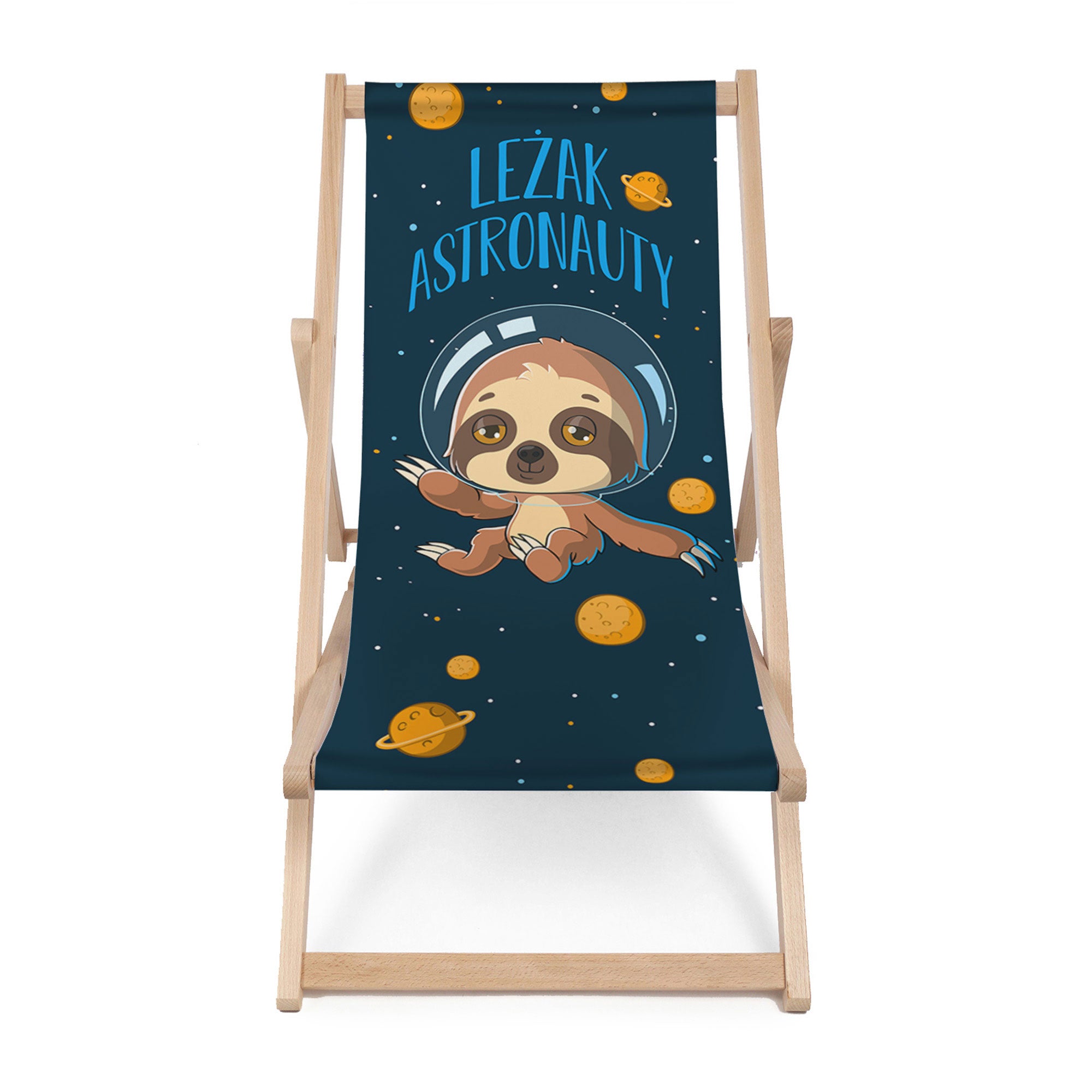 Drevené ležadlo pre astronauta-M