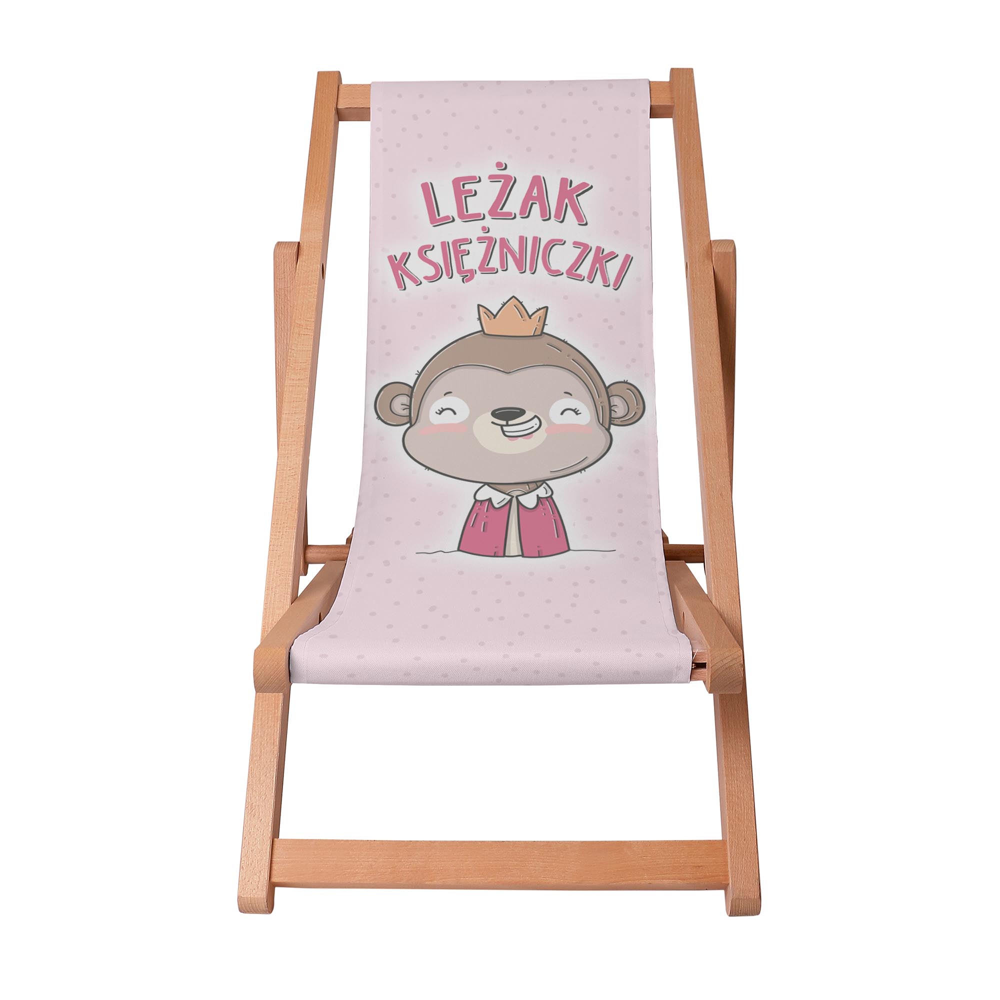 Leżak drewniany dla Księżniczki