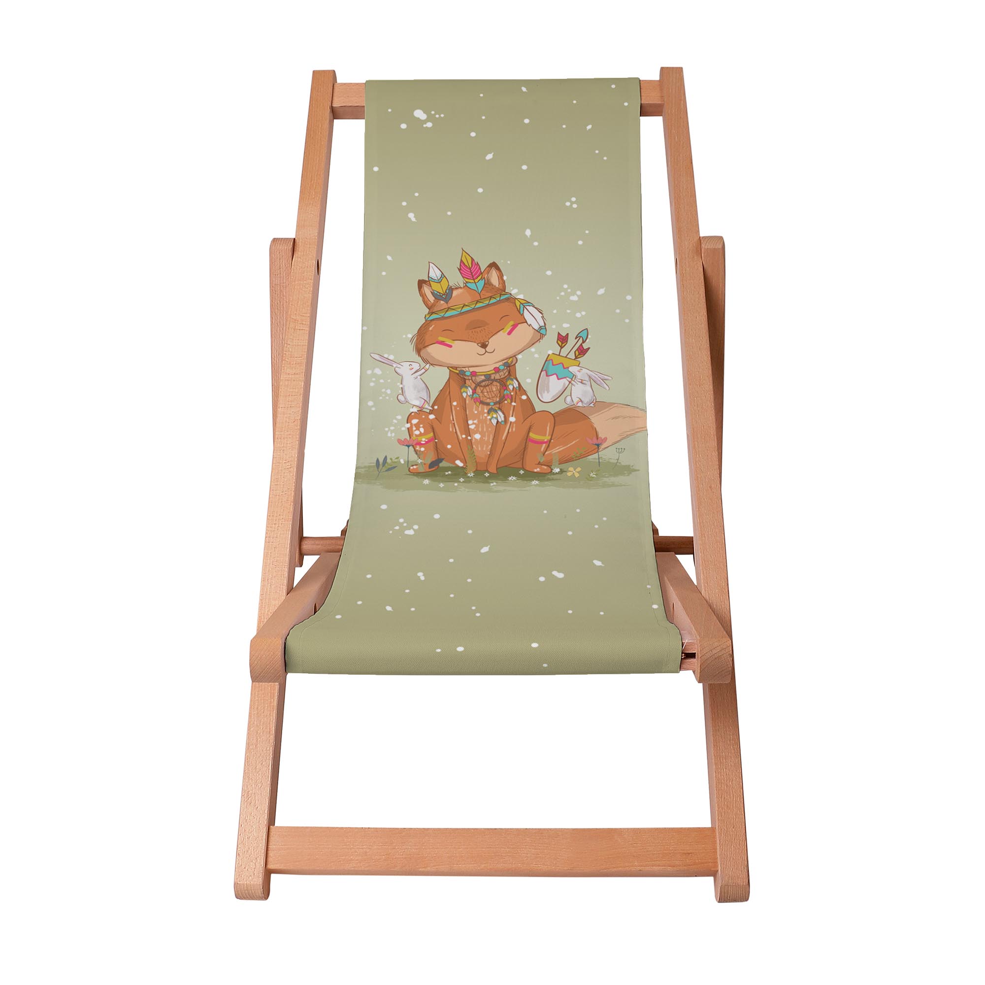 Wooden Deck Chair Little Fox Boho