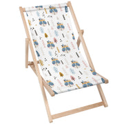 Holzliegestuhl Bär Indianer-M