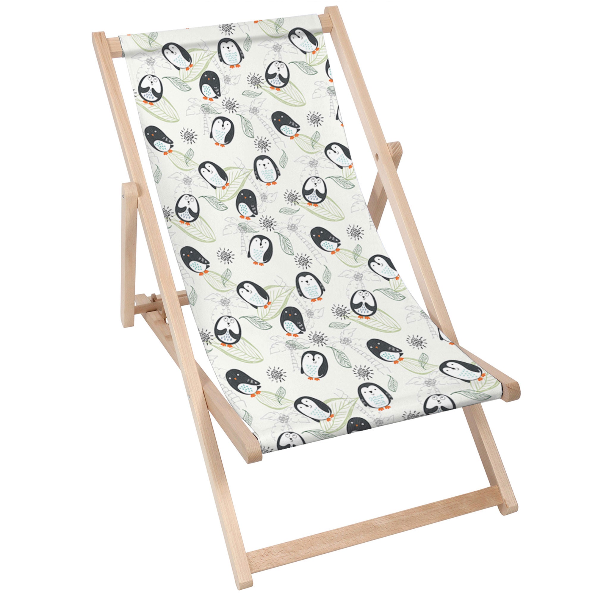 Wooden Deck Chair Puffin-M
