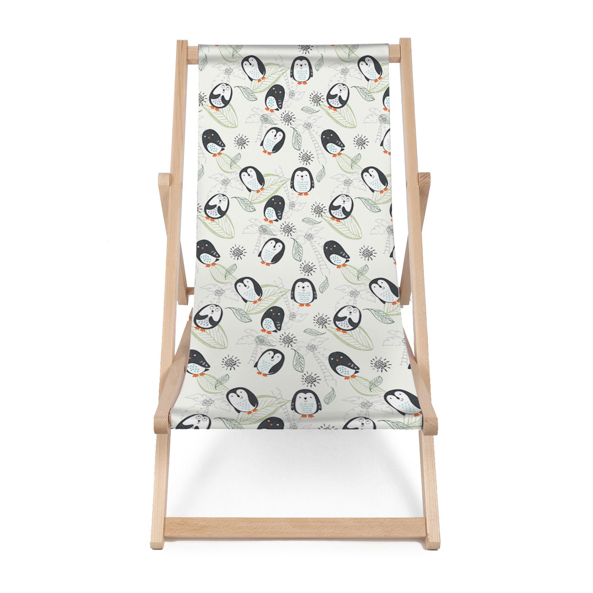 Wooden Deck Chair Puffin-M