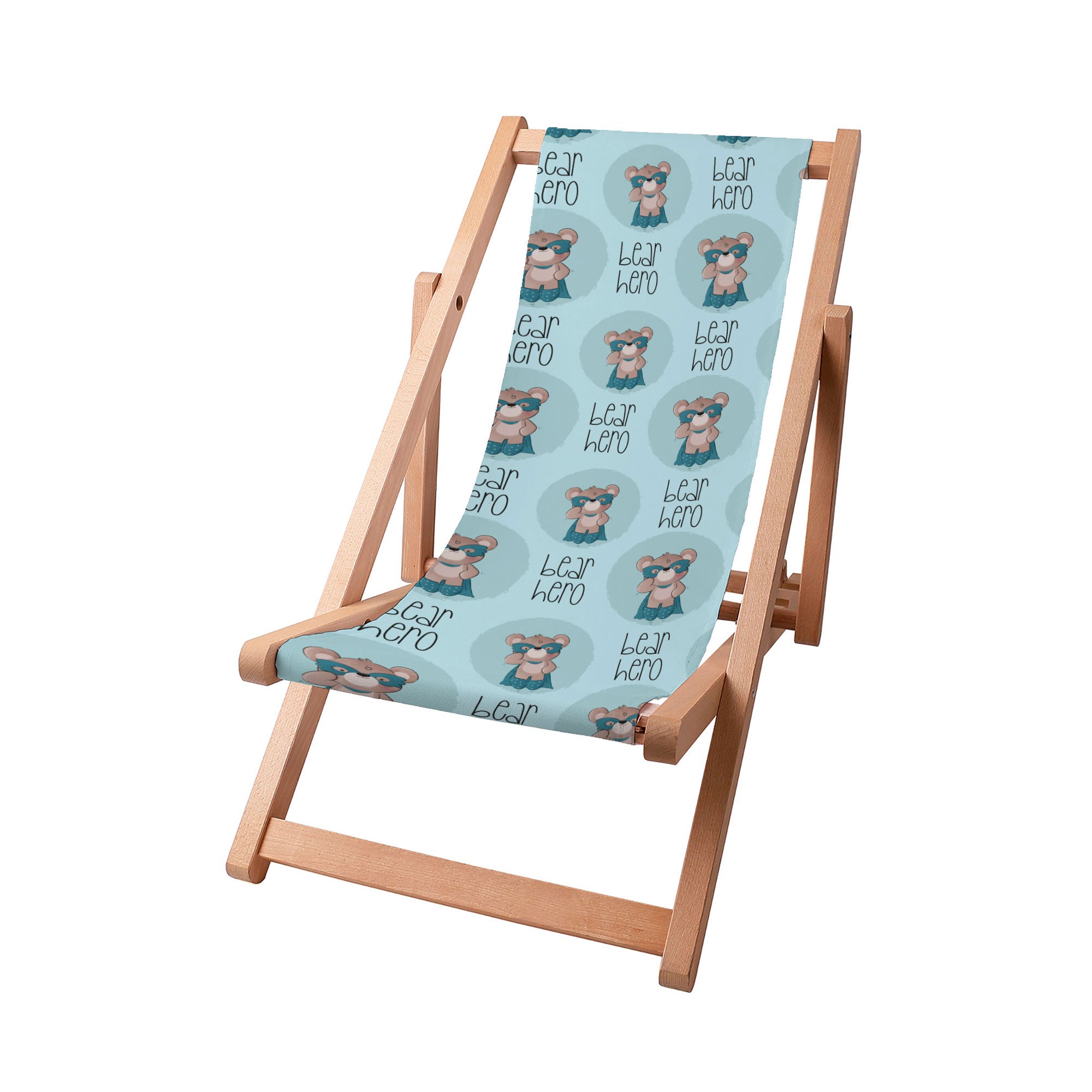 Wooden Deck Chair Bear Hero
