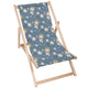Holzliegestuhl Junge im Weltraum-M