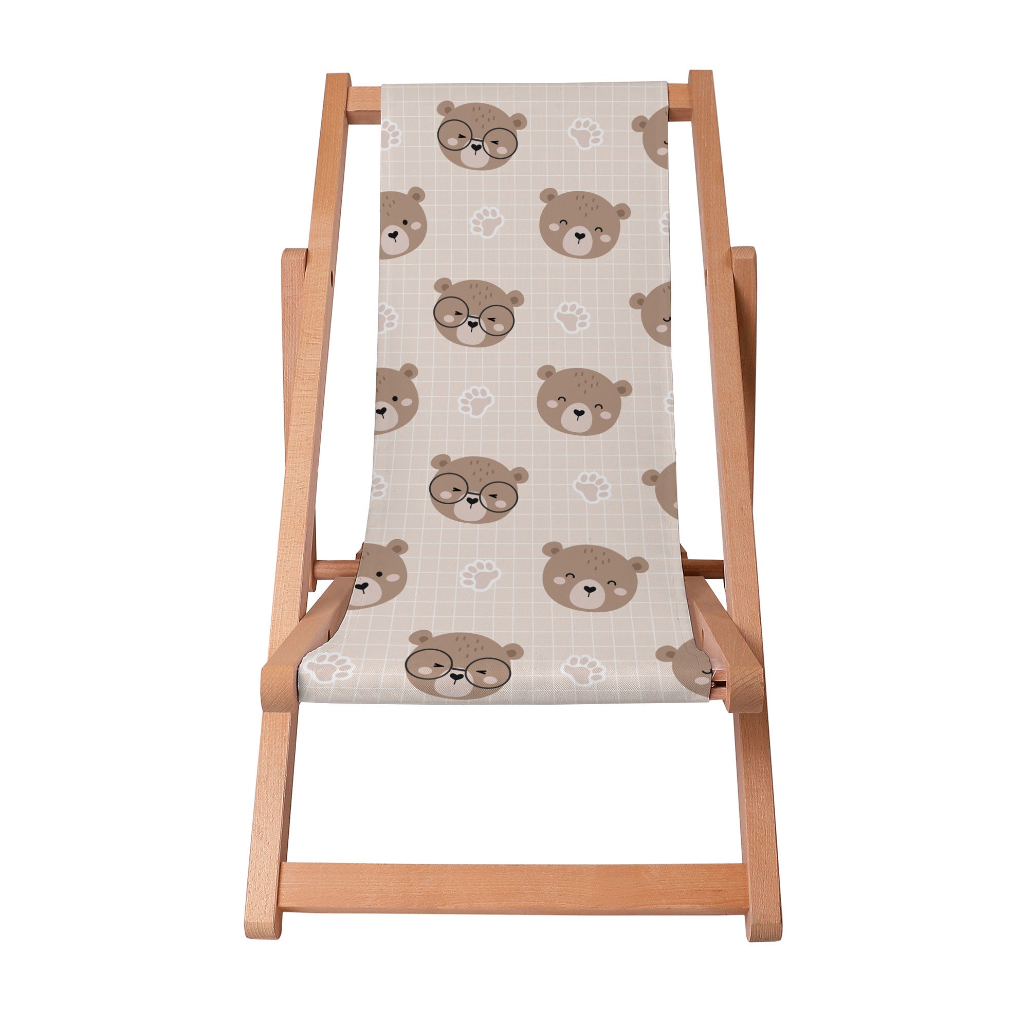 Dřevěné lehátko Cute Bear-S