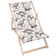 Wooden Deck Chair Dinosaurs Footprints-M