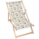 Wooden Deck Chair Lion in the Jungle-M