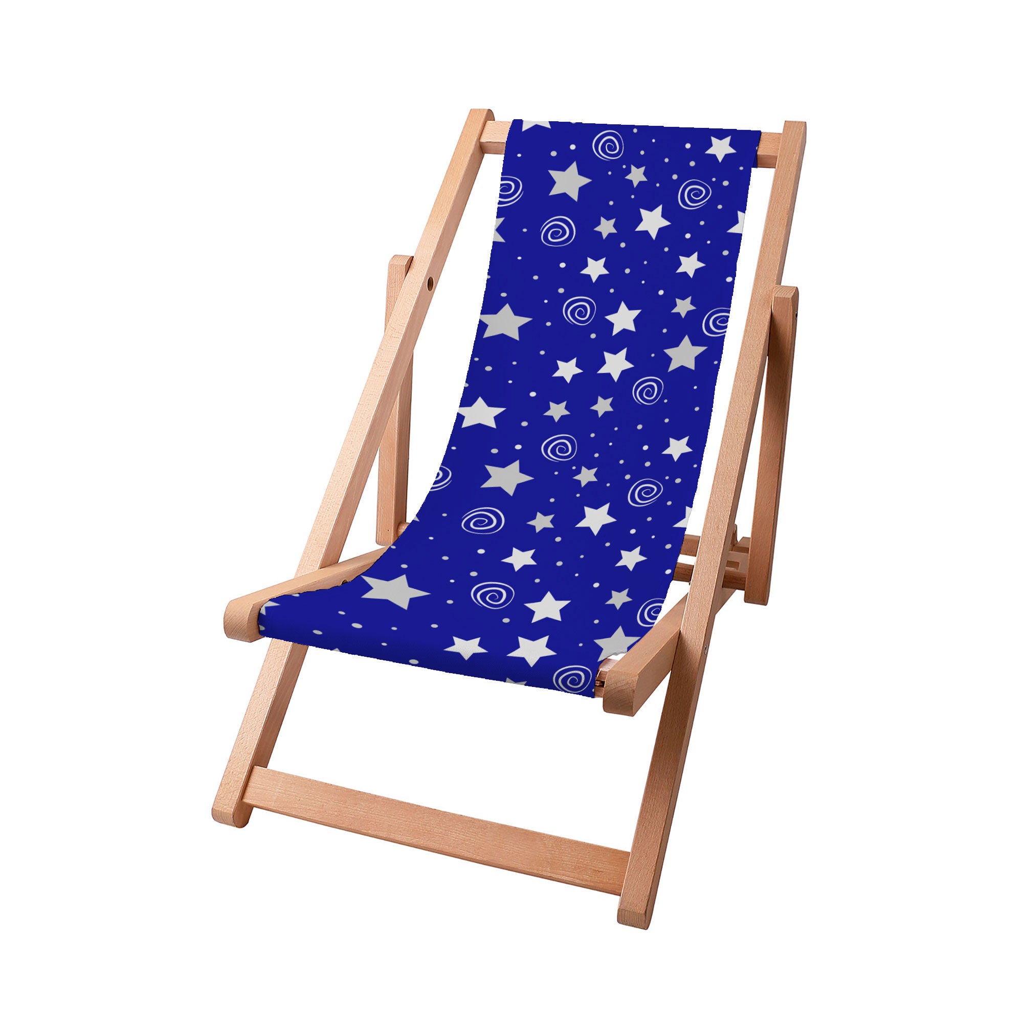 Holzliegestuhl Night Sky Pattern-S