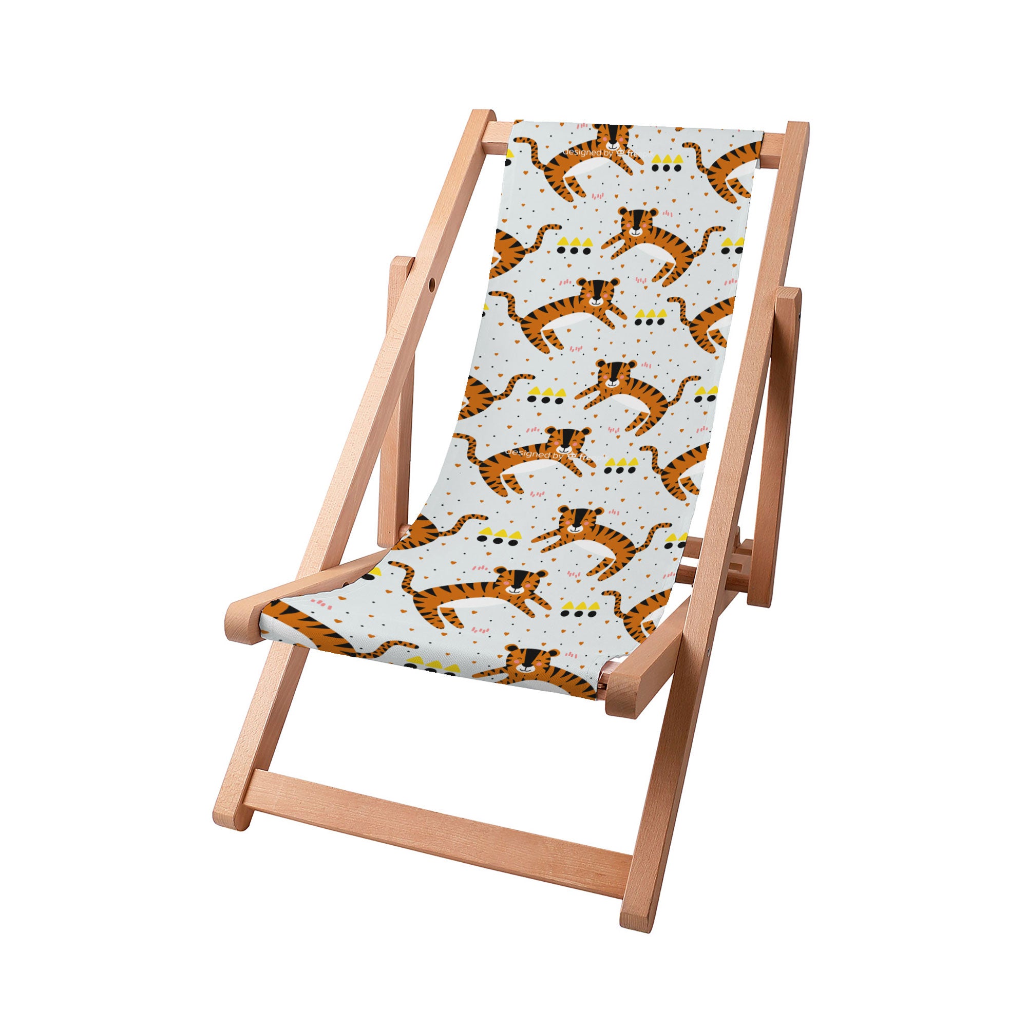 Dřevěné lehátko Tiger Roar