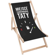 Wooden Deckchair Dad\'s Spot