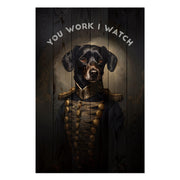 Obraz Wood You work I watch-30x40 cm