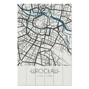 Wood Picture Wrocław-70x90 cm