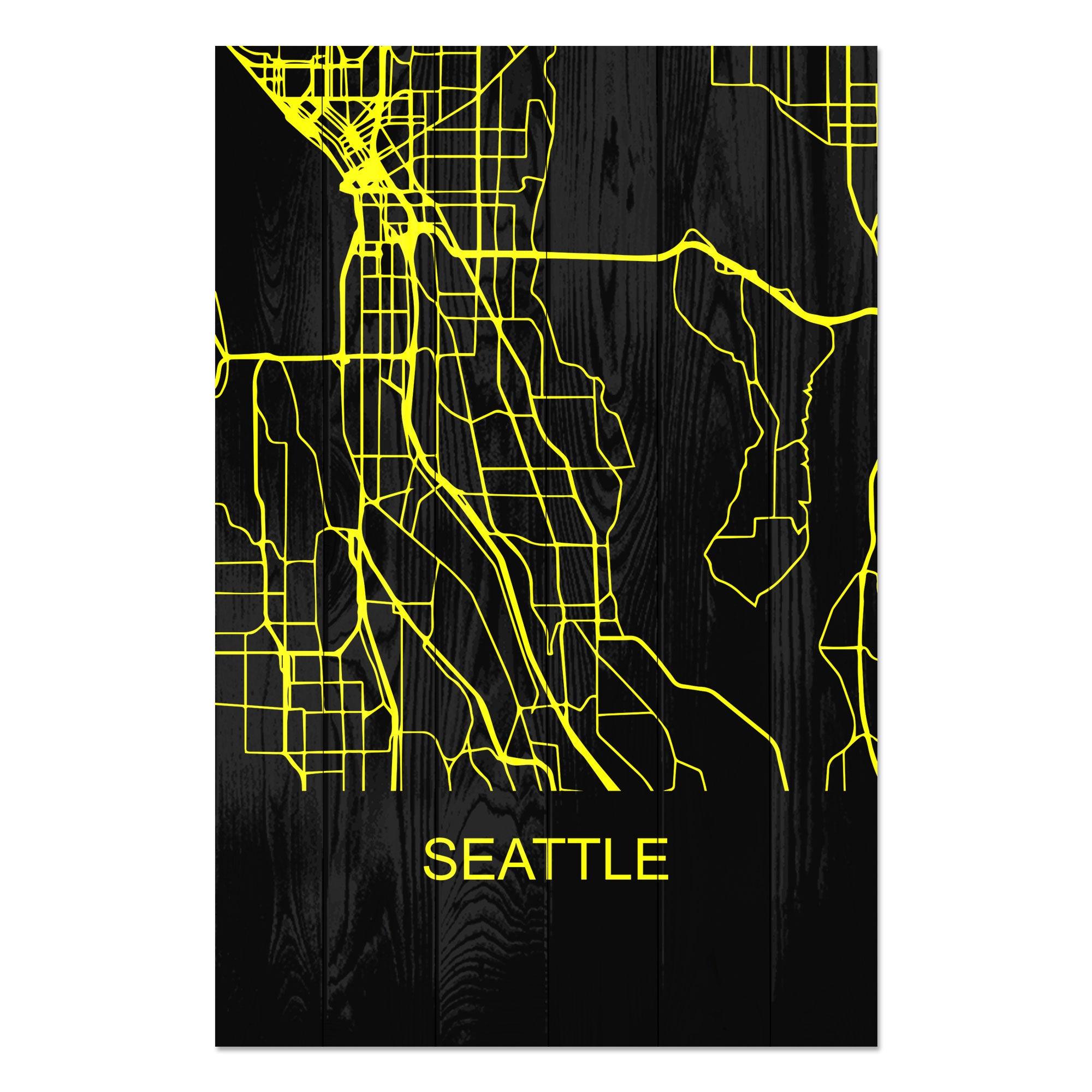 Obraz Wood Seattle-70x90 cm