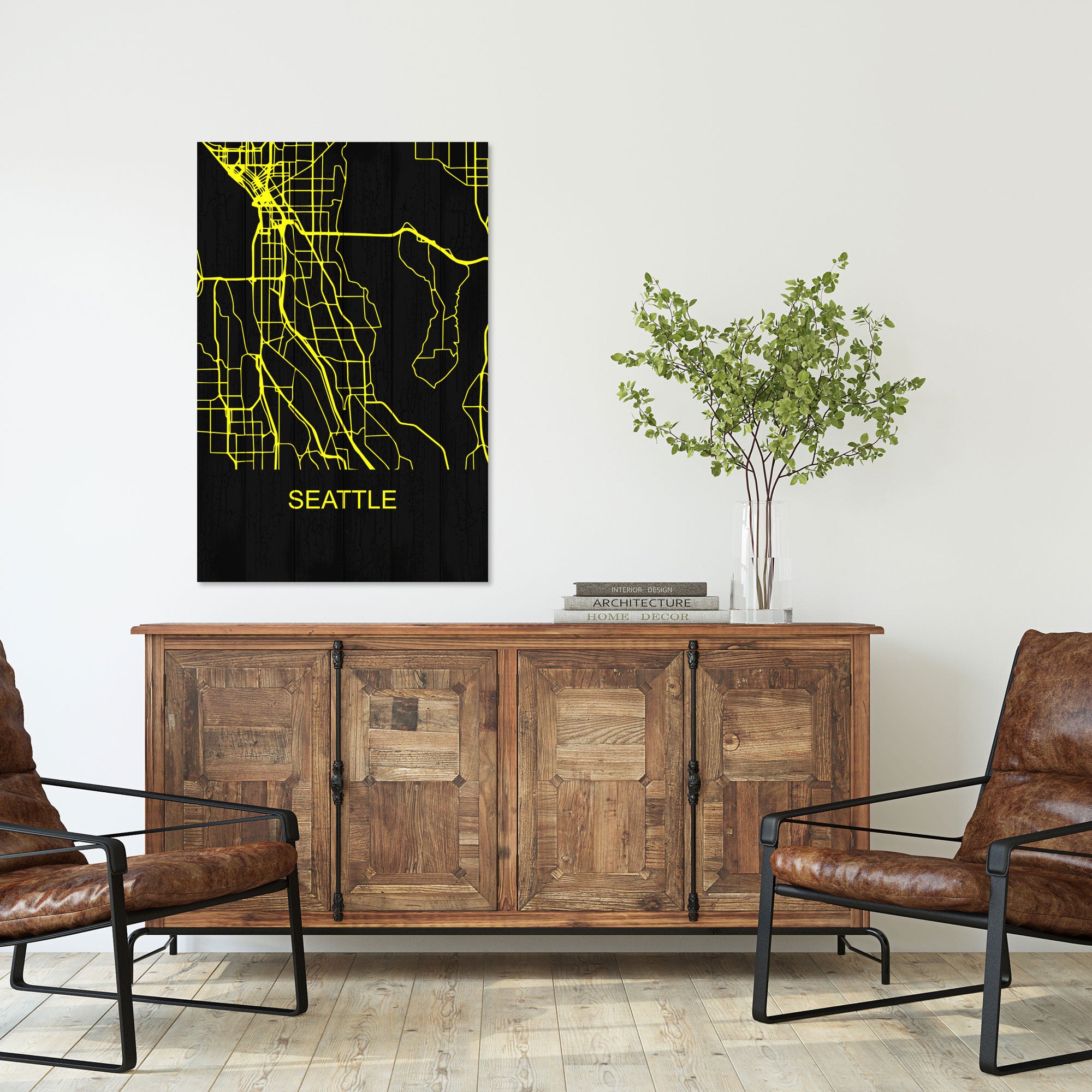 Obraz Wood Seattle-70x90 cm