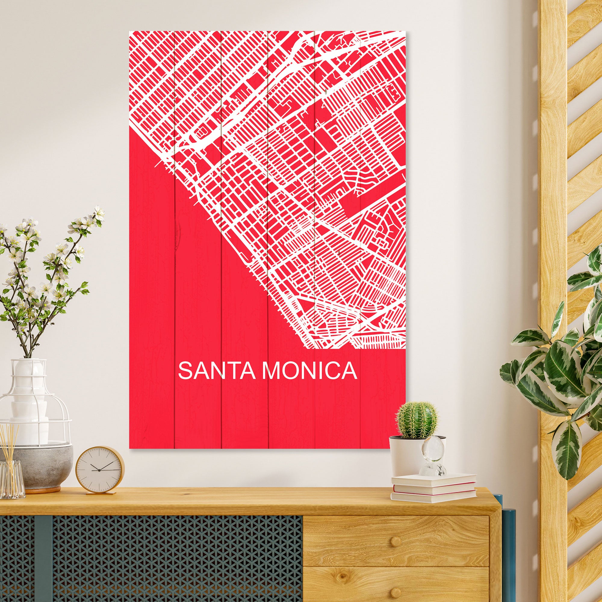 Obraz Wood Santa Monica-70x90 cm