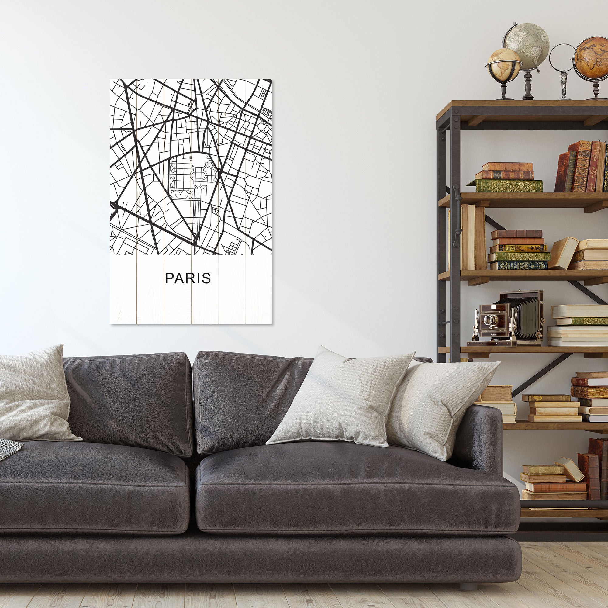 Bild Wood Paris-30x40 cm
