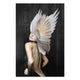 Obraz Wood Woman with White Wings-40x60 cm