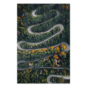 Obraz Wood Klikatá cesta lesem-20x30 cm