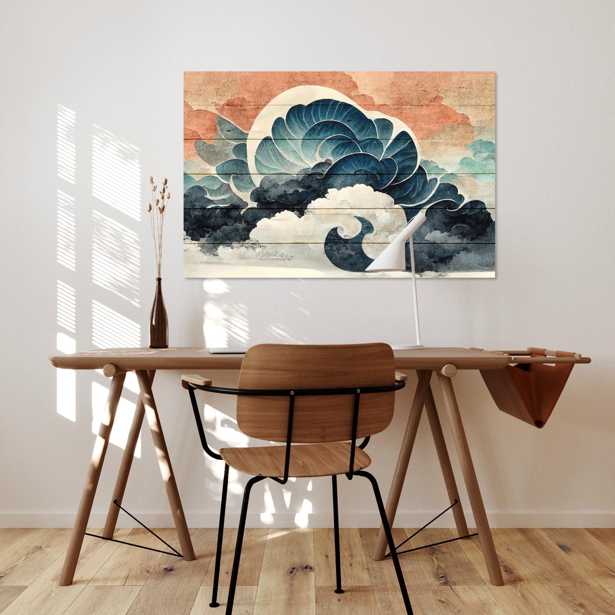 Obraz Wood Vietor fúka-40x60 cm