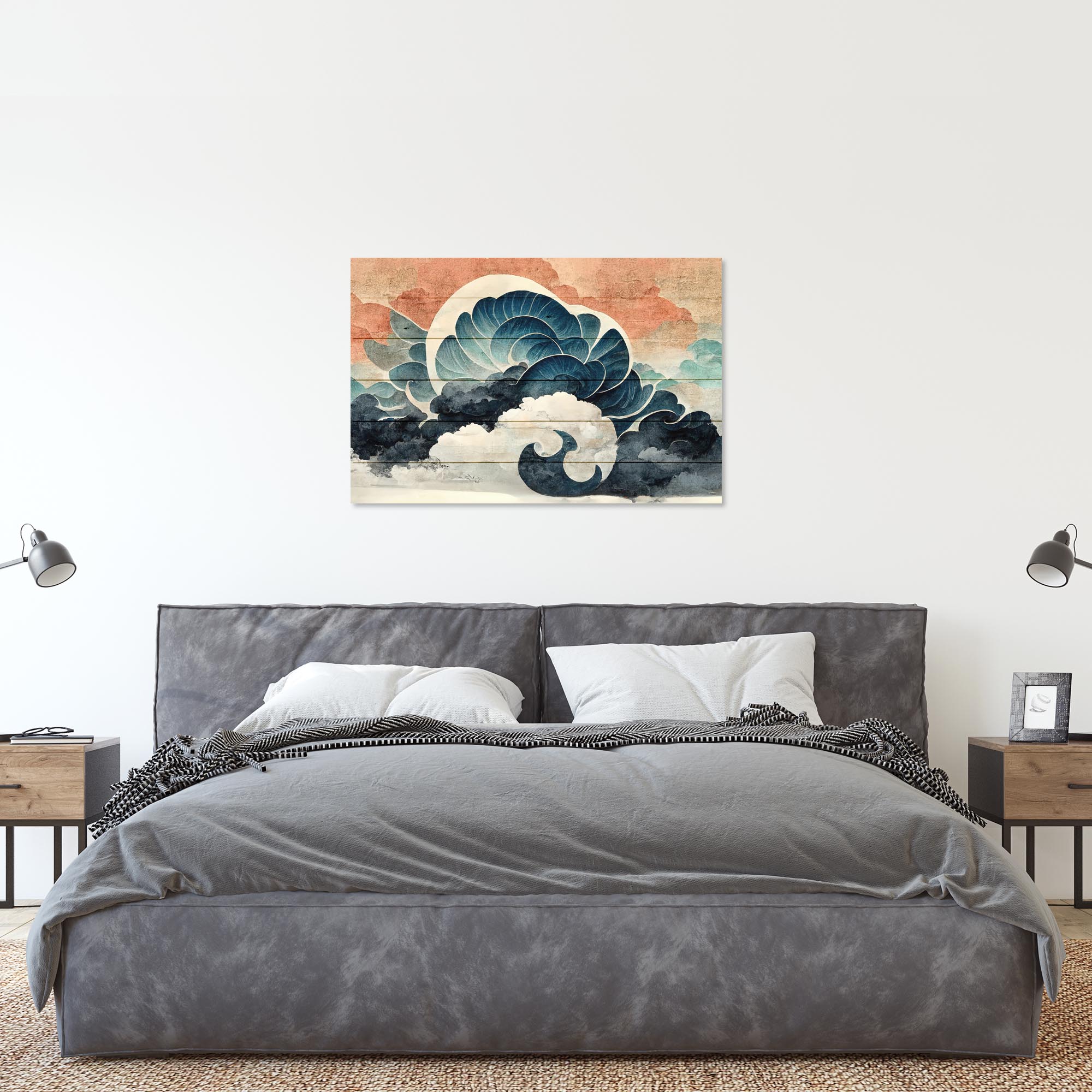 Obraz Wood Vietor fúka-40x60 cm