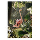 Wood Picture Tropical Flamingo-30x40 cm
