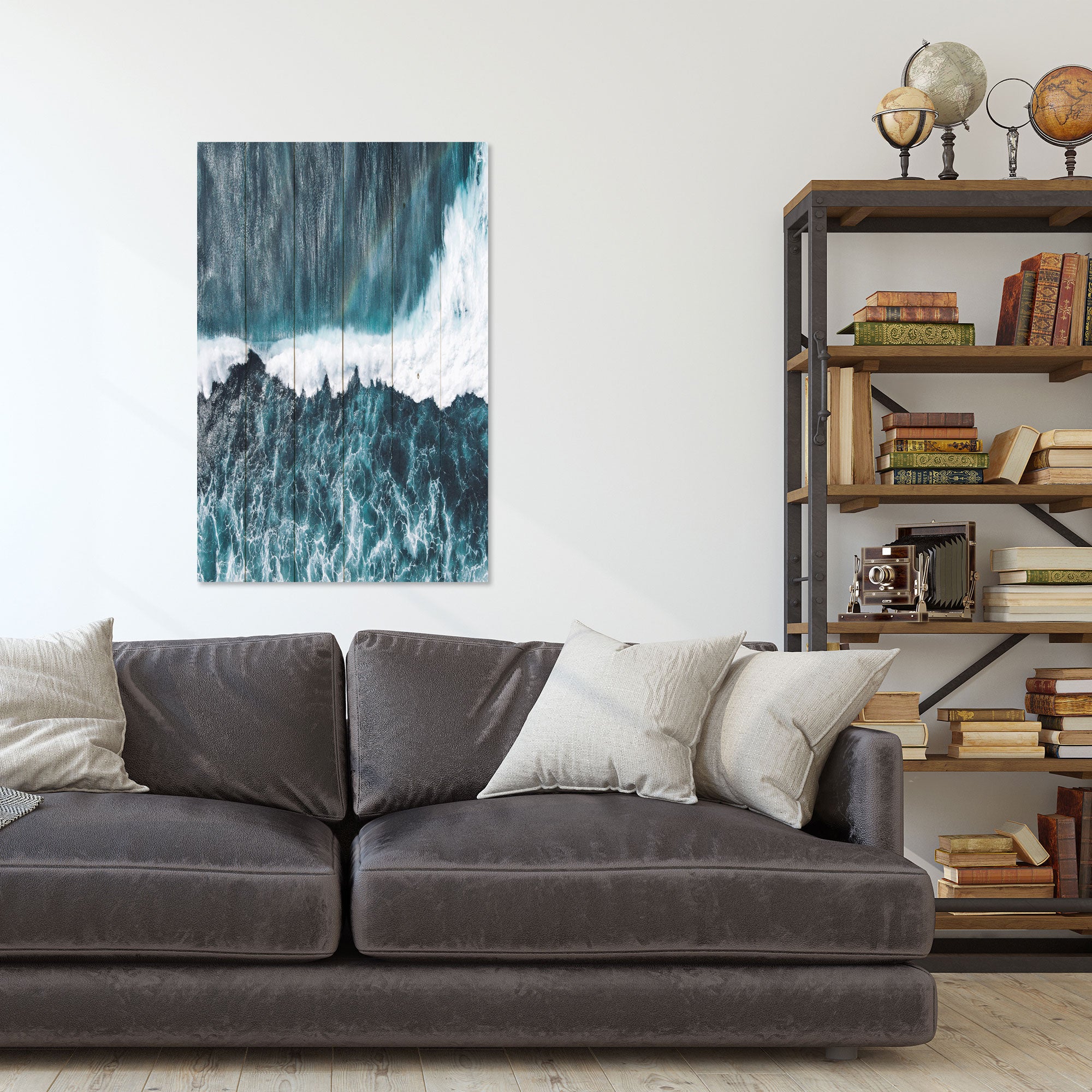 Obraz Wood Búrkové počasie-30x40 cm