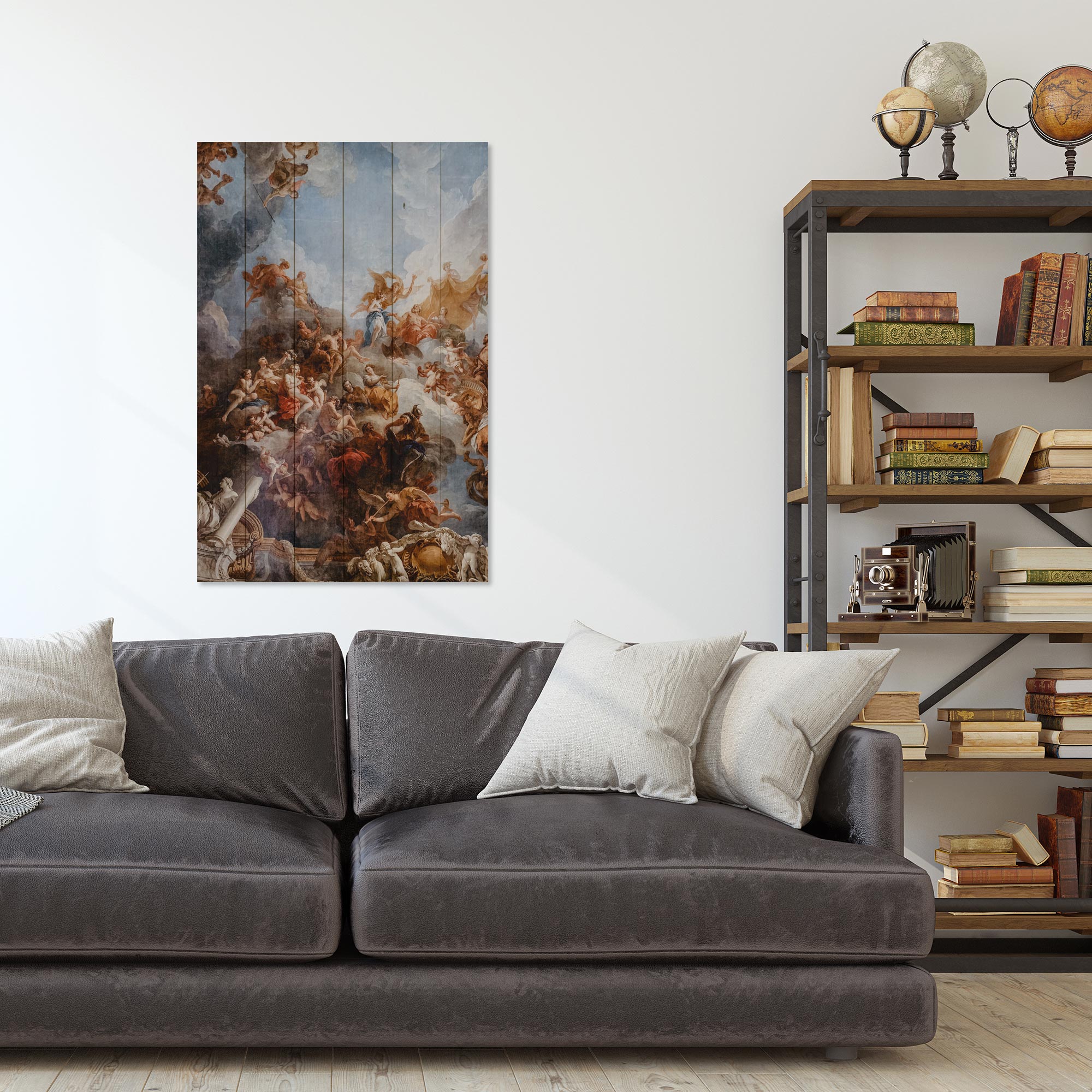 Obraz Wood The Work of Michelangelo-30x40 cm